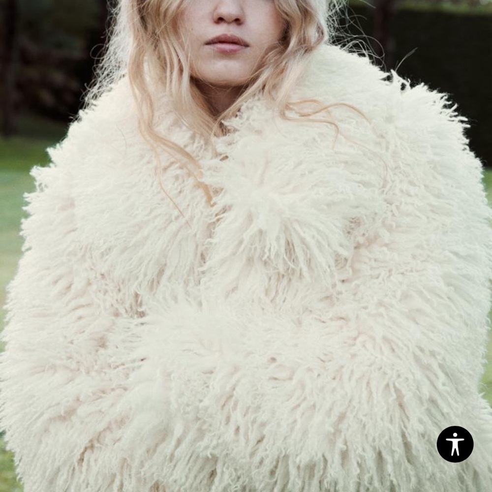 Zara Faux coat new without tags